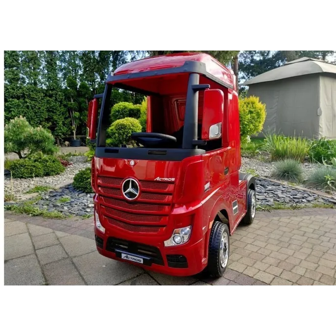 Auto na Akumulator Mercedes Actros Czerwony Lakierowany MP4