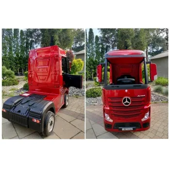 Auto na Akumulator Mercedes Actros Czerwony Lakierowany MP4