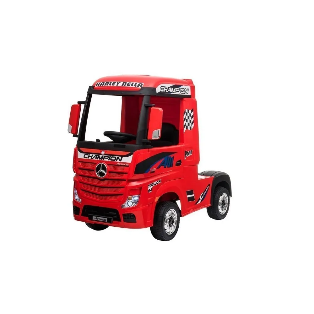 Auto na Akumulator Mercedes Actros Czerwony Lakierowany MP4