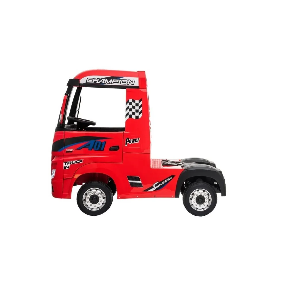 Auto na Akumulator Mercedes Actros Czerwony Lakierowany MP4