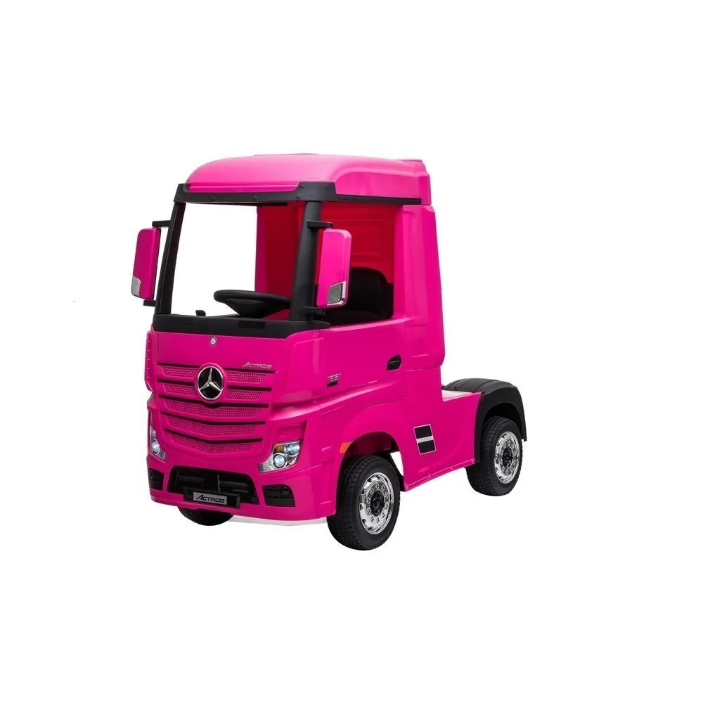 Auto Na Akumulator Mercedes Actros Różowy 4x4
