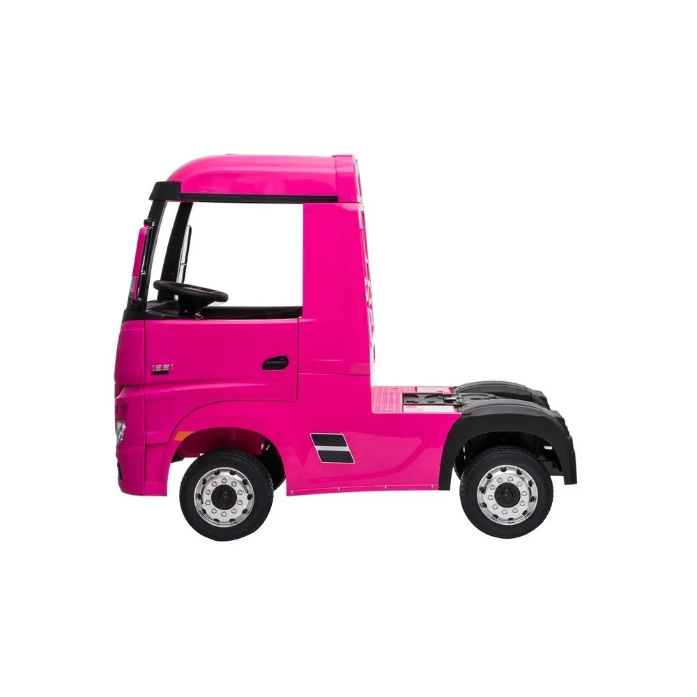 Auto Na Akumulator Mercedes Actros Różowy 4x4