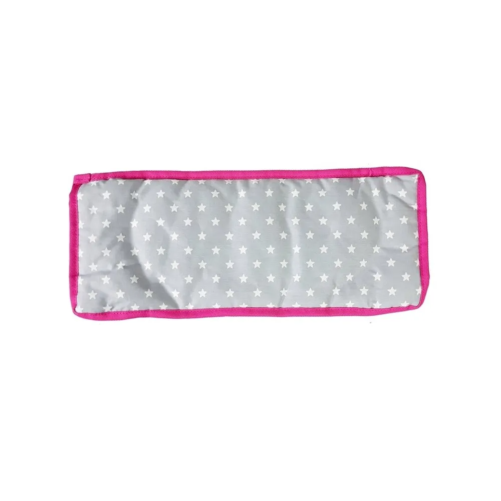 Wytrzymały i lekki wózek dla lalek Alice w gwiazdki do zabawy w domu i na spacerze