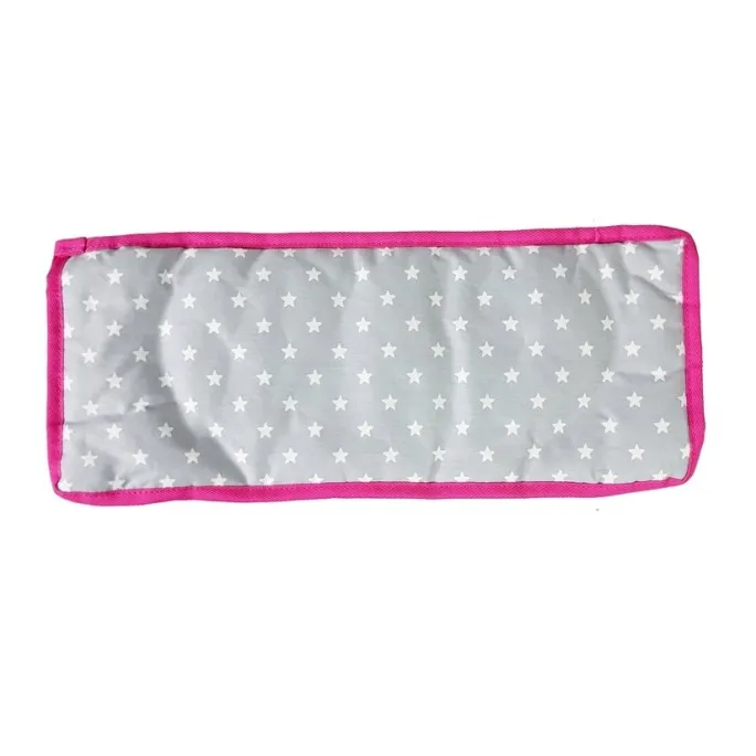 Wytrzymały i lekki wózek dla lalek Alice w gwiazdki do zabawy w domu i na spacerze