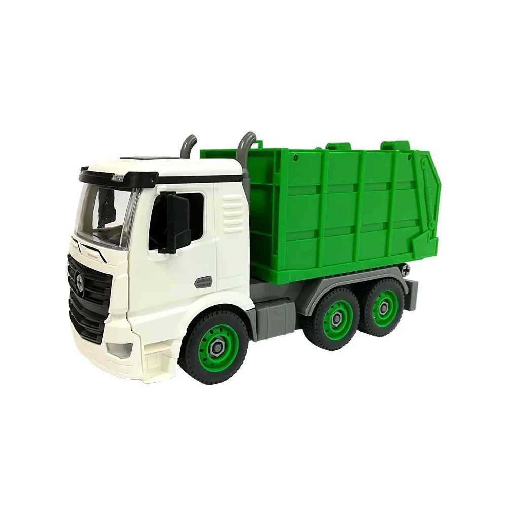 Zestaw klocków 48 elementów do złożenia śmieciarki dla dzieci