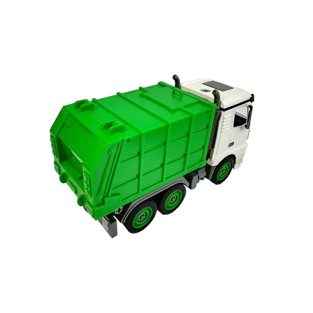 Realistyczny model śmieciarki zabawkowej z ruchomą klapą
