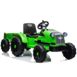 Traktor na Akumulator z Przyczepą CH9959 Zielony