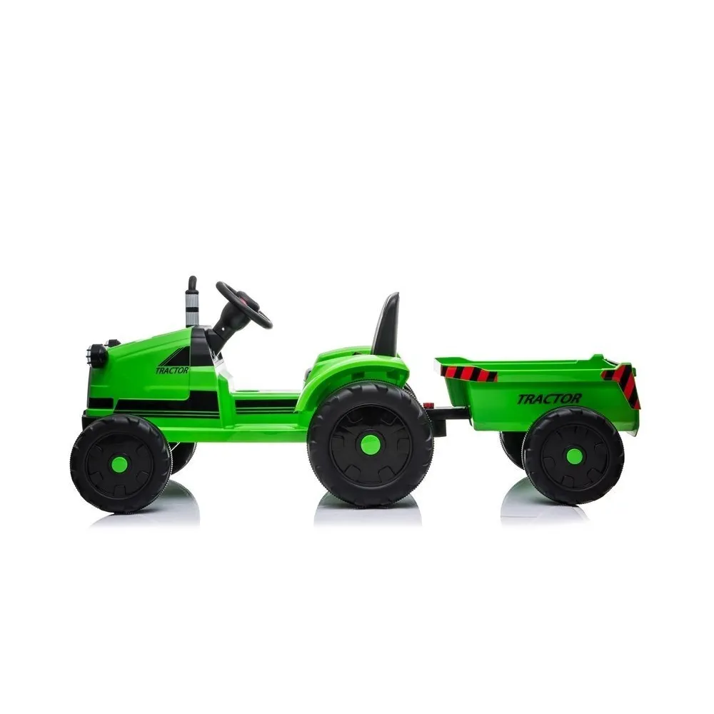 Traktor na Akumulator z Przyczepą CH9959 Zielony