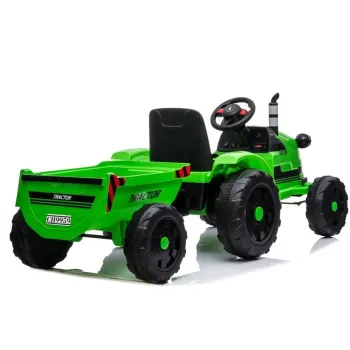 Traktor na Akumulator z Przyczepą CH9959 Zielony