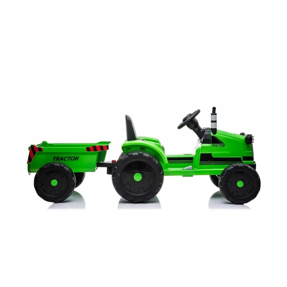 Traktor na Akumulator z Przyczepą CH9959 Zielony