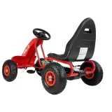 Dziecięcy gokart z regulowanym fotelem, model A-18 czerwony