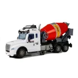 Realistyczna ciężarówka budowlana z czerwoną gruszką do zabawy