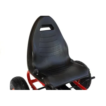 Gokart dziecięcy A-18 czerwony do zabawy na zewnątrz