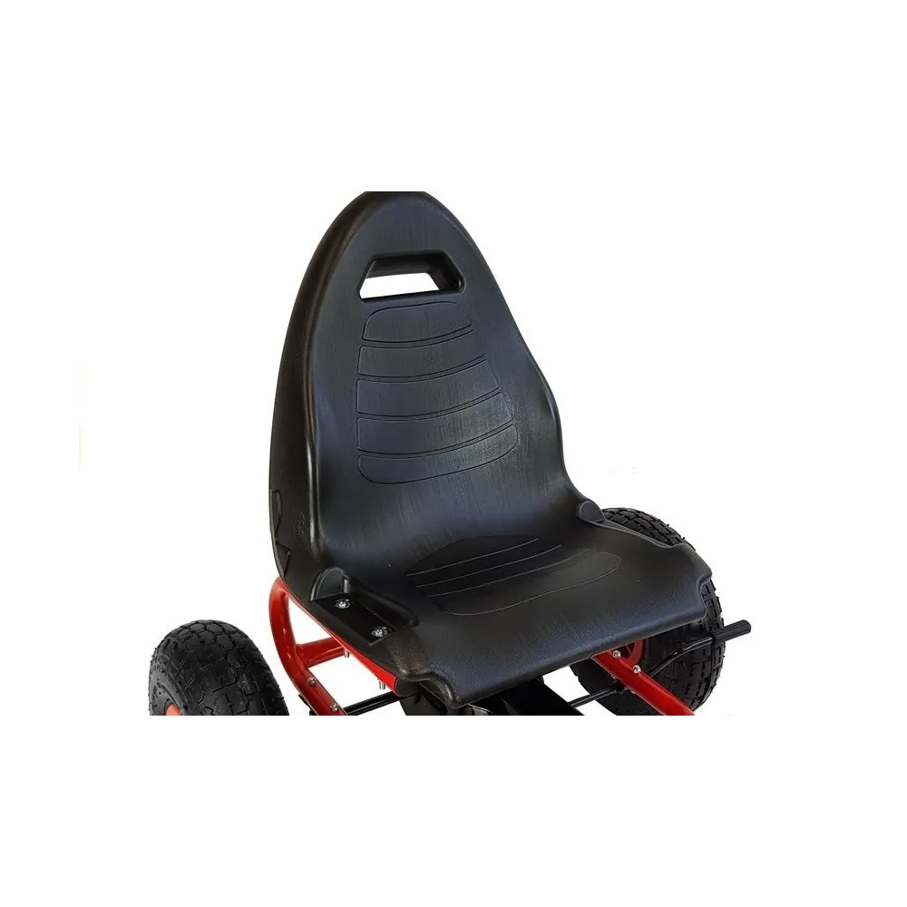 Gokart dziecięcy A-18 czerwony do zabawy na zewnątrz