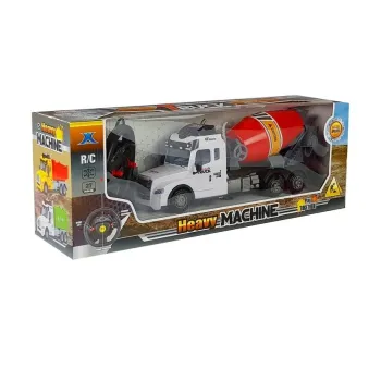 Model zdalnie sterowanej ciężarówki budowlanej o długości 37 cm