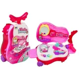 Toaletka w walizce na kółkach w kształcie skrzypiec dla dzieci