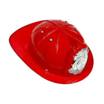 Zestaw Strażacki Kask Gaśnica Toporek Maska Łom Akcesoria Czerwony