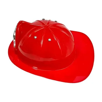 Zestaw Strażacki Kask Gaśnica Toporek Maska Łom Akcesoria Czerwony