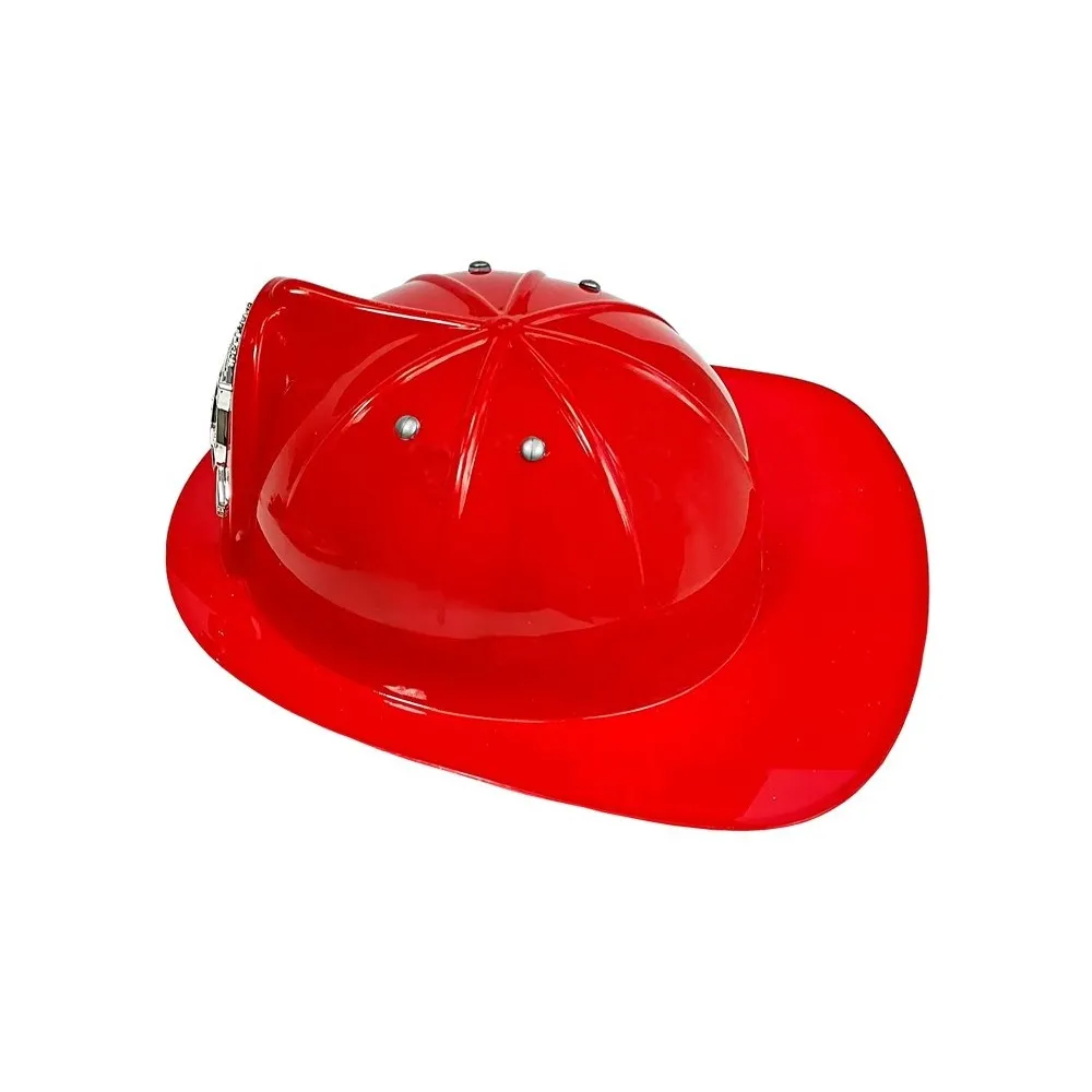 Zestaw Strażacki Kask Gaśnica Toporek Maska Łom Akcesoria Czerwony