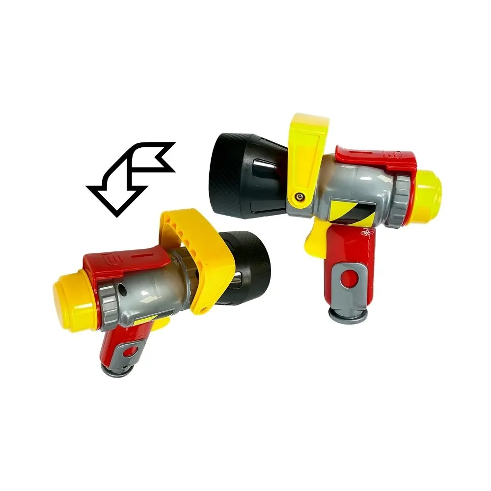 Zestaw Strażacki Kask Gaśnica Toporek Maska Łom Akcesoria Czerwony