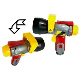 Zestaw Strażacki Kask Gaśnica Toporek Maska Łom Akcesoria Czerwony