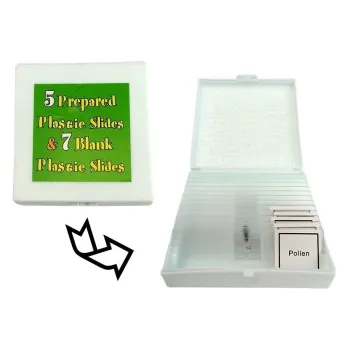 Mikroskop w walizce z narzędziami laboratoryjnymi dla początkujących