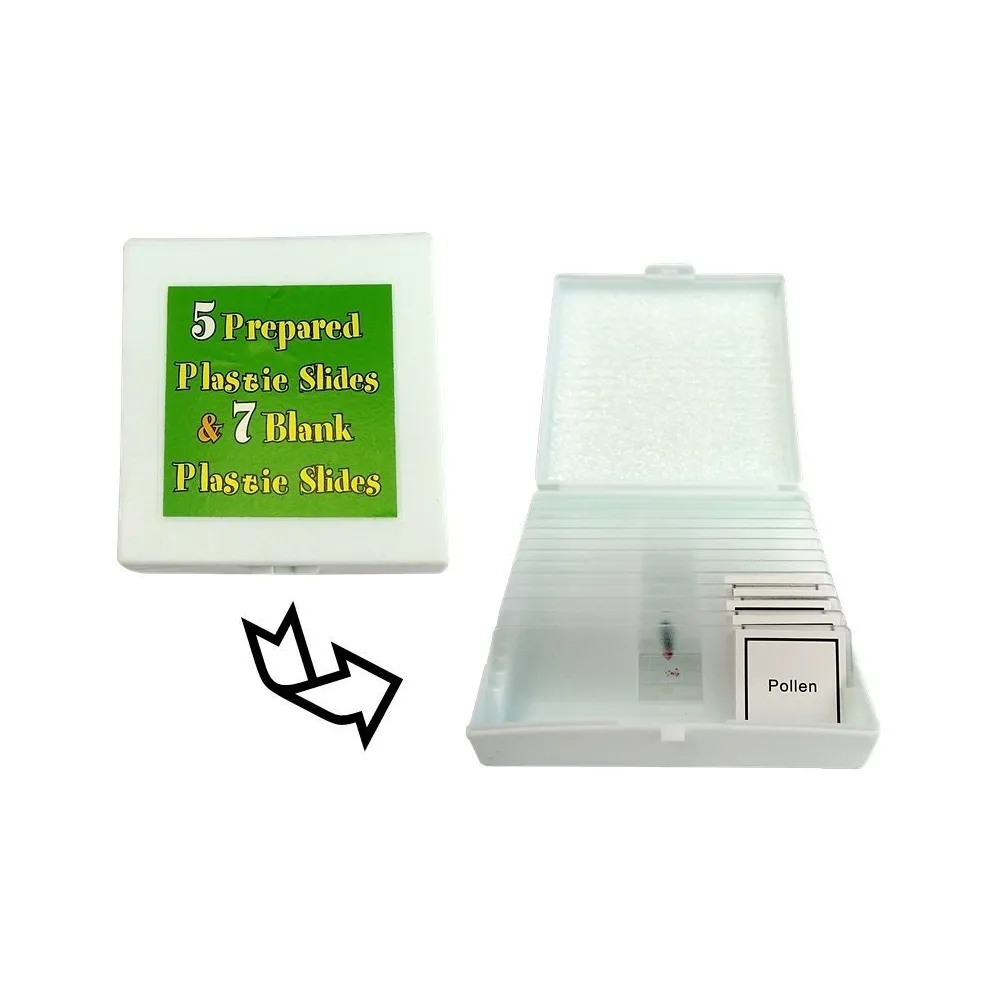 Mikroskop w walizce z narzędziami laboratoryjnymi dla początkujących