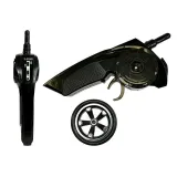 Zbliżenie na szczegóły karoserii sportowego auta RC 43 cm