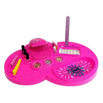 Zestaw Kosmetyczki do Paznokci Suszarka, Lakiery