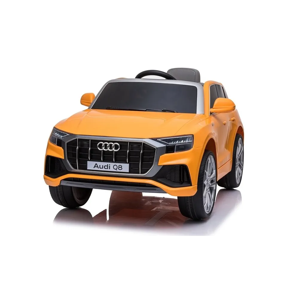 Auto na Akumulator Audi Q8 JJ2066 Żółty Lakierowany