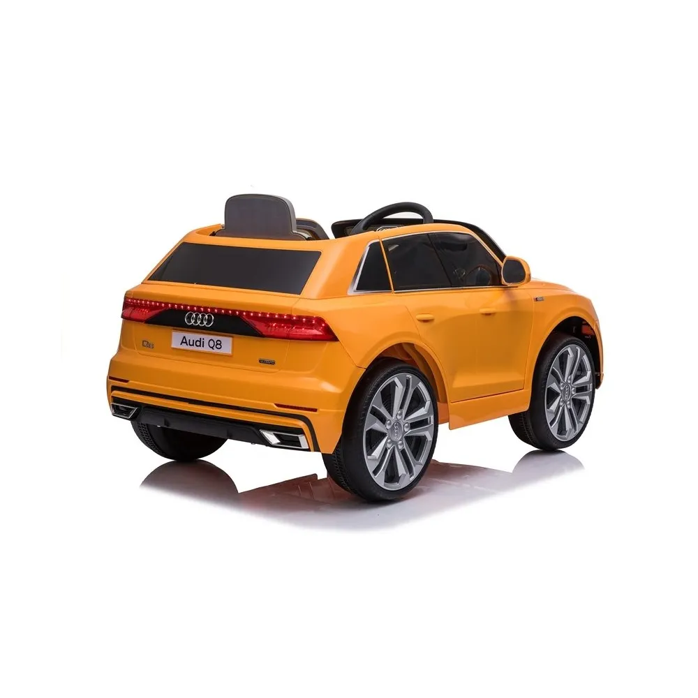 Auto na Akumulator Audi Q8 JJ2066 Żółty Lakierowany