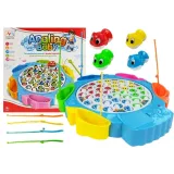 Interaktywna gra zręcznościowa łowienie rybek dla dzieci z wędkami