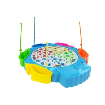 Gra Zręcznościowa Łowienie Rybek 4 Wędki Niebieska