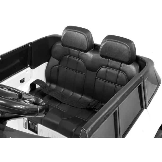 Biały samochód akumulatorowy HL1638 przygotowany do jazdy