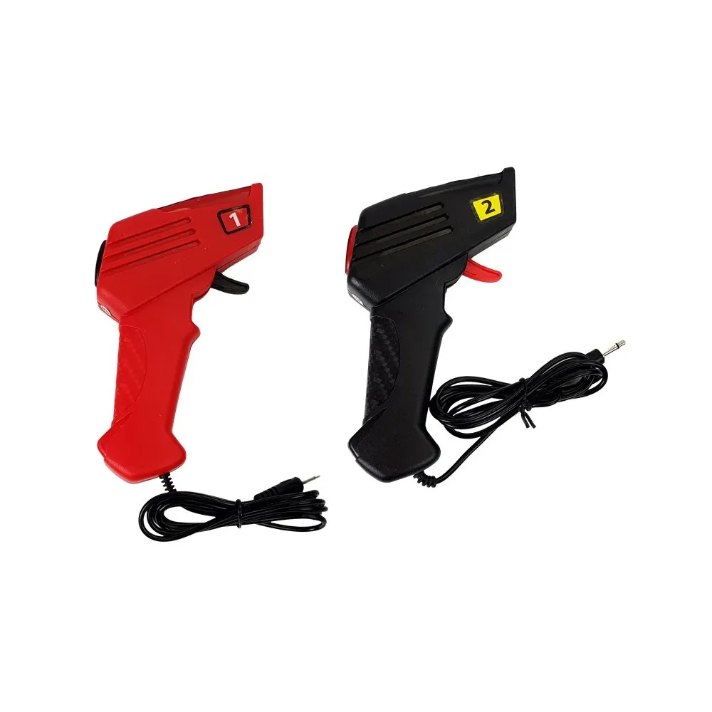 Elementy zestawu wyścigowego Turbo 1:43 – tory, barierki, autka i akcesoria