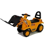 Jeździk dla malucha w kształcie wózka widłowego w kolorze żółtym