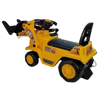 Wózek widłowy dla dziecka z realistyczną kabiną i kołami