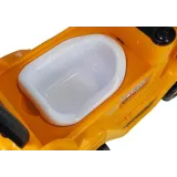 Bezpieczny i stabilny jeździk dla dziecka w stylu pojazdu budowlanego