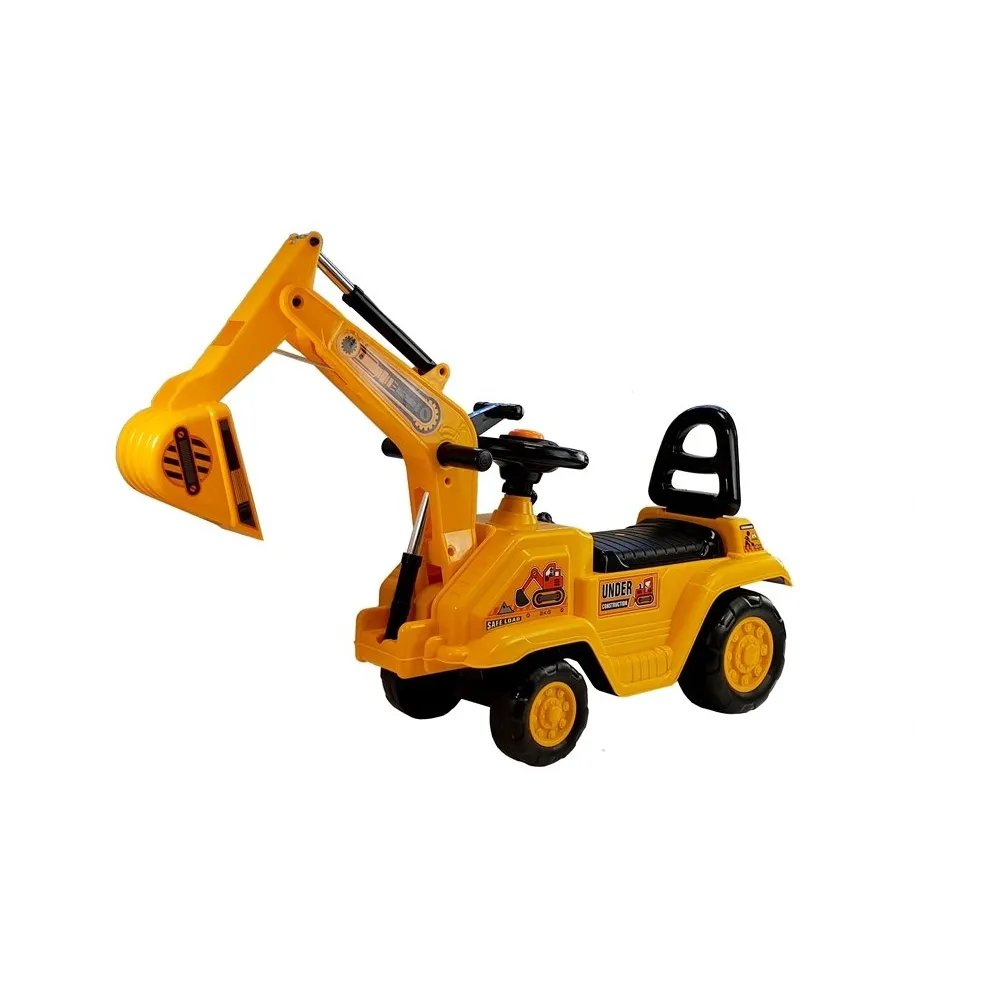 Jeździk z funkcją nocnika i podnoszonym siedziskiem, widok z boku