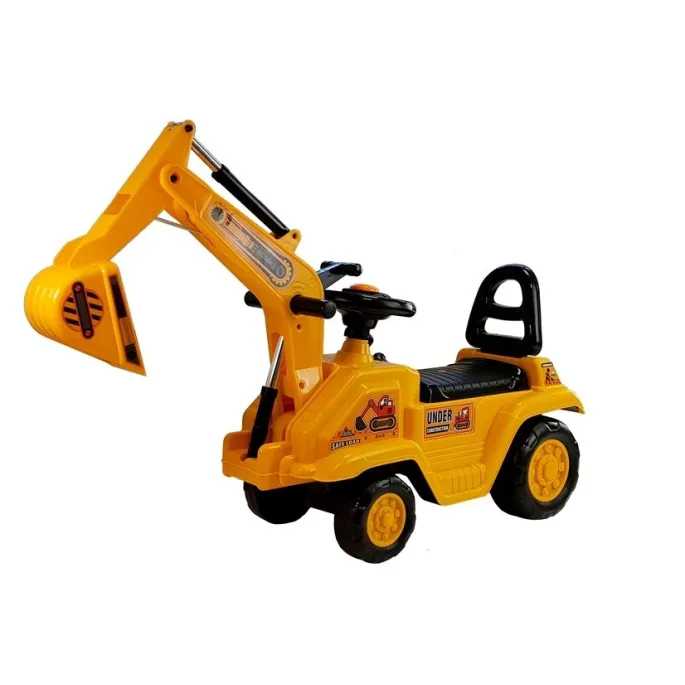 Jeździk z funkcją nocnika i podnoszonym siedziskiem, widok z boku