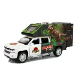 Realistyczny kamper z grafikami dinozaurów dla dzieci powyżej 3 lat