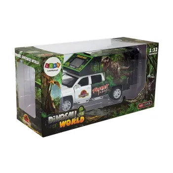 Metalowy camper z dinozaurami, idealny prezent w estetycznym opakowaniu