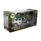 Metalowy camper z dinozaurami, idealny prezent w estetycznym opakowaniu