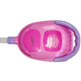 Zabawkowy zestaw sprzątający na wózku z różowym akcentem kolorystycznym