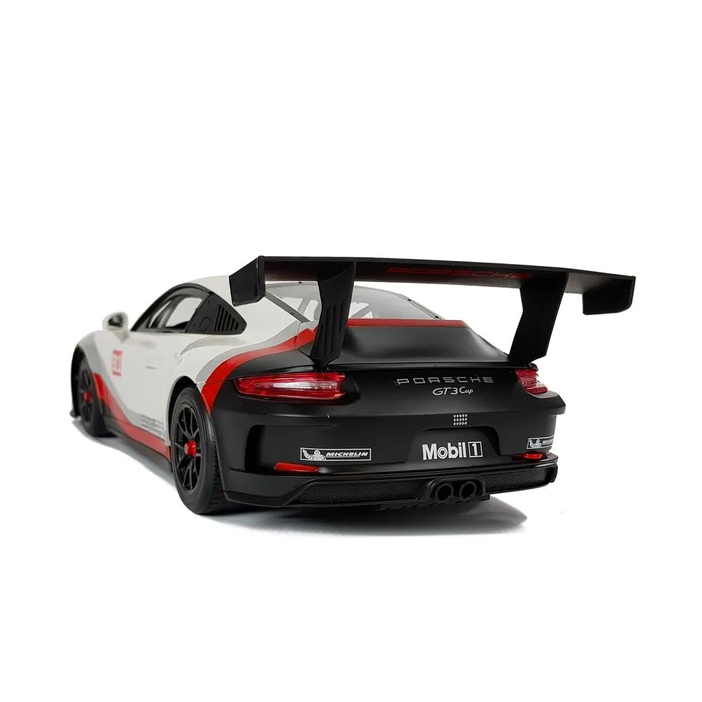 Widok z góry na model samochodu R/C Porsche 911 GT3 CUP 1:14