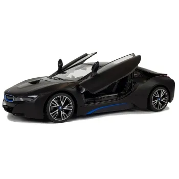 Auto R/C BMW i8 Rastar 1:14 Czarny Drzwi Automatyczne