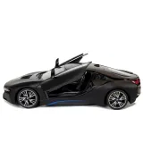 Widok na światła przednie i tylne BMW i8 Rastar w wersji czarnej