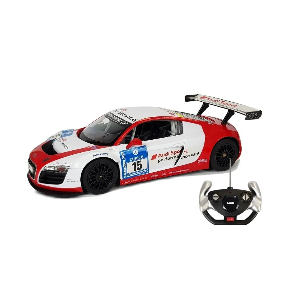 Model samochodu R/C Audi R8 LMS z licencją, widok z przodu