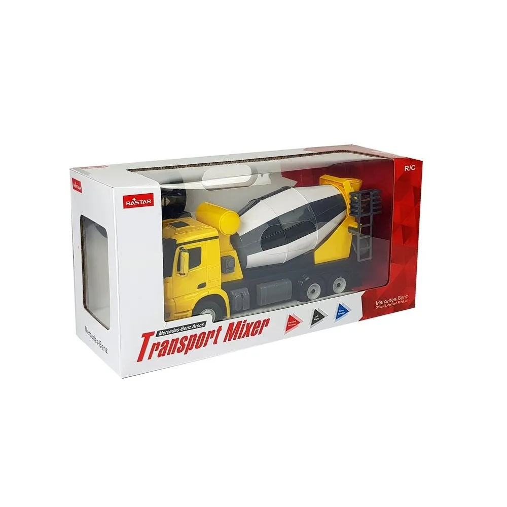 Opakowanie auta RC betoniarka Mercedes-Benz Arocs z przeźroczystą witrynką