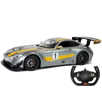 Auto R/C Mercedes AMG GT3 Rastar 1:14 Szare na pilota